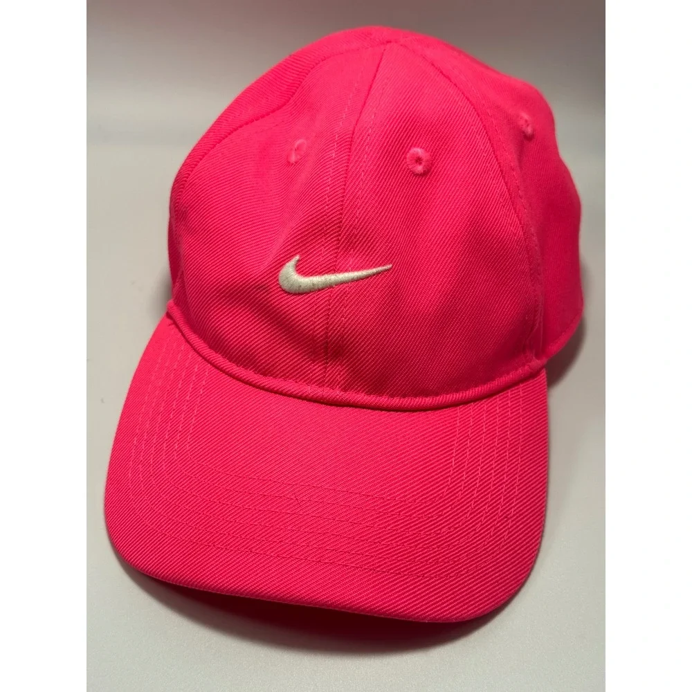 Nike Heritage86 Toddler Adjustable Hat Pink Swoosh Logo Cap 617846901783